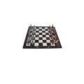 5 No. Antique Copper Chess pieces And Luxury Folding Marble Patterned Chess Board Chess Game Set