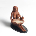 Free shipping Naked Lady Incense Burners Ceramic Crafts Smoke Backflow Cone Censer Stick Holders Teahouse Ornament Home Decor