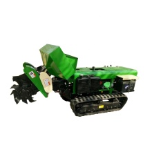 Mini Brush Cutter Compact Tractor with Small Farm Crawler Cultivator