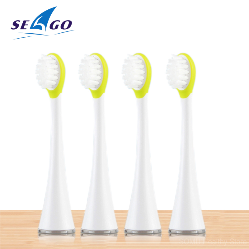 4pcs/pack Electric Toothbrush Replacement Heads for SK2 Soft Toothbrush Head with Rubber Original Replaceable Head Nozzles