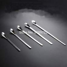 1set Single-end Stainless steel medicine spoon,Lab Sampling scoop 16/18/20/22/25cm