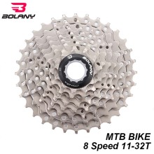 BOLANY Bicycle Freewheel 8s 24s MTB Mountain Bike 8 Speed Cassette 11-32T Sprocket Flywheel For Shimano M700 Bike Parts