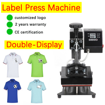 15x15CM Double Display Label Heat Press Machine Sublimation Swing Heat Transfer Machine Label Printer