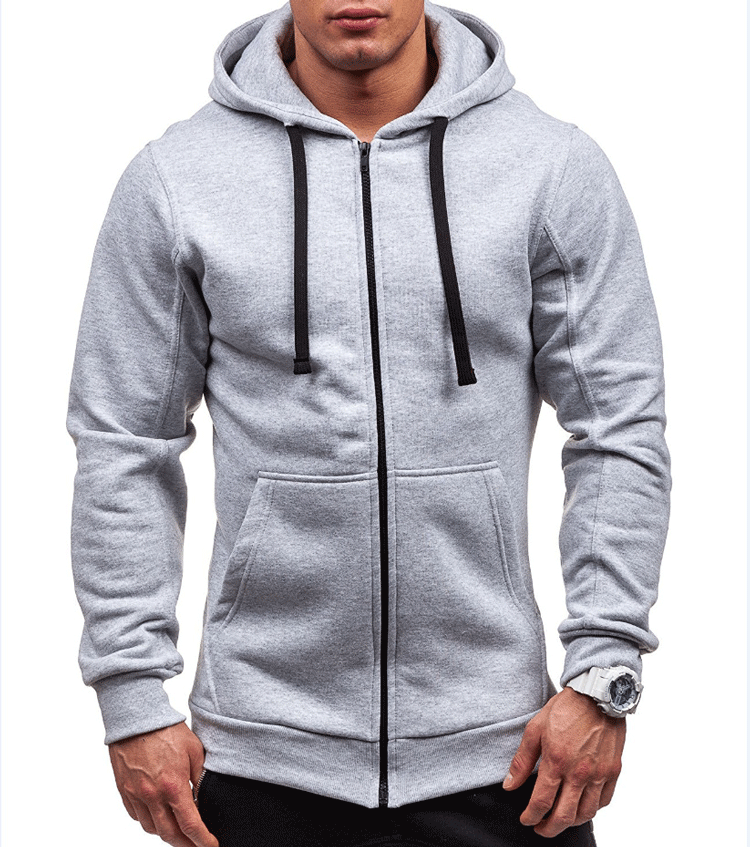 New Men's Hoodies Sweatshirts Zipper Hoodie Men Sweatshirt Solid Color Man Hoody Sweatshirts For Male