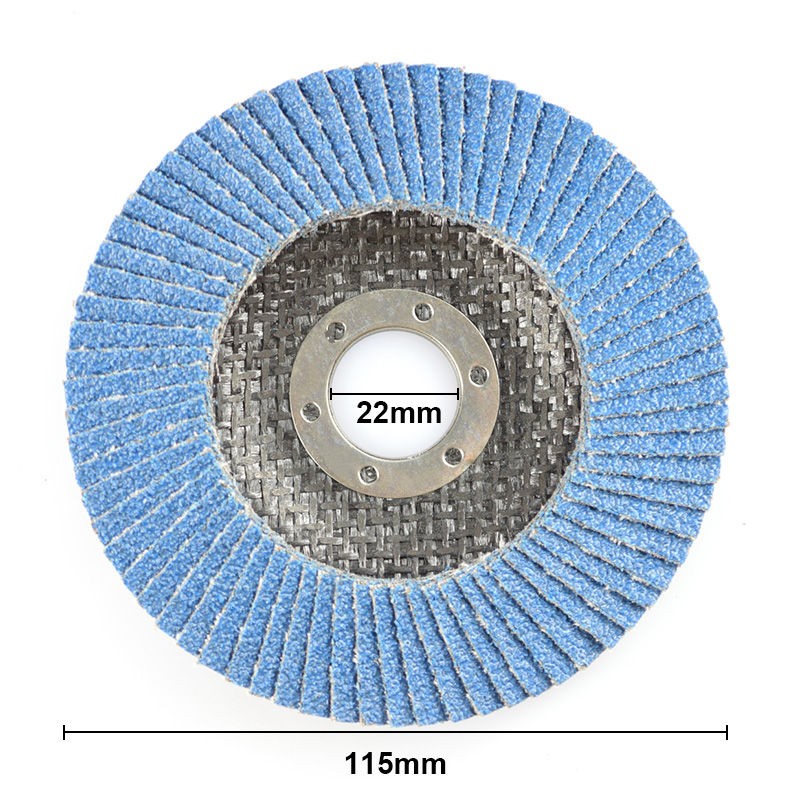 CMCP 115x22mm Flap Sanding Disc For Angle Grinder 40/60/80/120 Grit Grinding Flap Discs Metal Wood Abrasive Tools Grinding Wheel