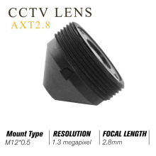 HD 1.3 MP Pinhole Lens 2.8mm M12 Mount MTV Board CCTV Lens 1/3" Image Format Aperture F2.0 Fixed Iris for HD Security Cameras