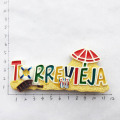 BABELEMI Resin 3D Spain Tourism Souvenir Benidorm Torrevieja Refrigerator Magnets Decorative Fridge Magnet Home Decor