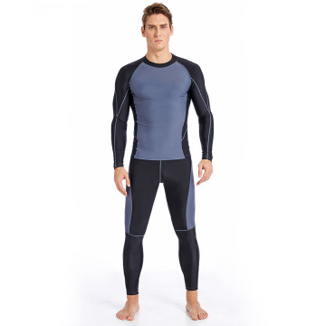 New Men Long Sleeved Swimwear Anti-Jellyfish UV Quick Drying Rash Guard Swim Surf Shirt Sunscreen Diving Rashguard Long Sleeve