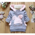 Baby Girls Hoodies 2020 Autumn Baby Lovely Windbreaker Child Flowers Sweatshirts kids Casual Outerwear Girl Sweet Top Clothing