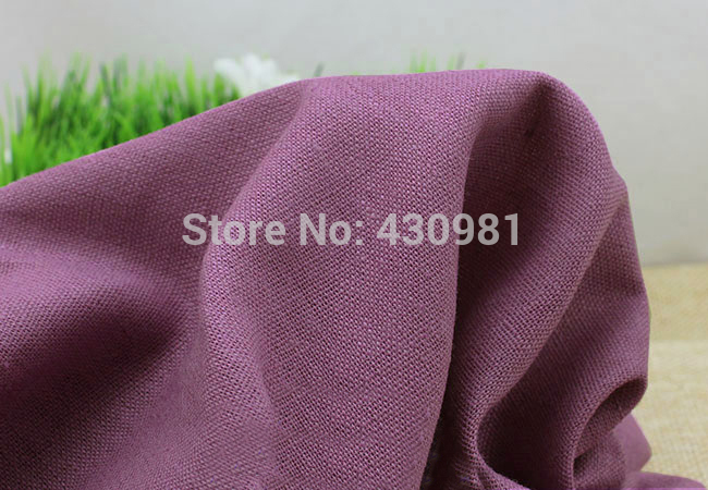 100cm*140cm Rubber red cushion table cloth textile natural linen cotton fabric meter