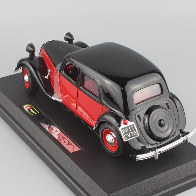 Bburago 1/24 Scale Classic citroen TA 15CV Traction Avant 1938 cars Diecasts & Toys Vehicles model miniatures auto for childrens