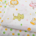 Chainho,6pcs/Lot,Cartoon Series,Cotton Gauze fabric,Double Layer for DIY Sewing & Quilting Baby Bath Towel,Diapers,Bibs Material