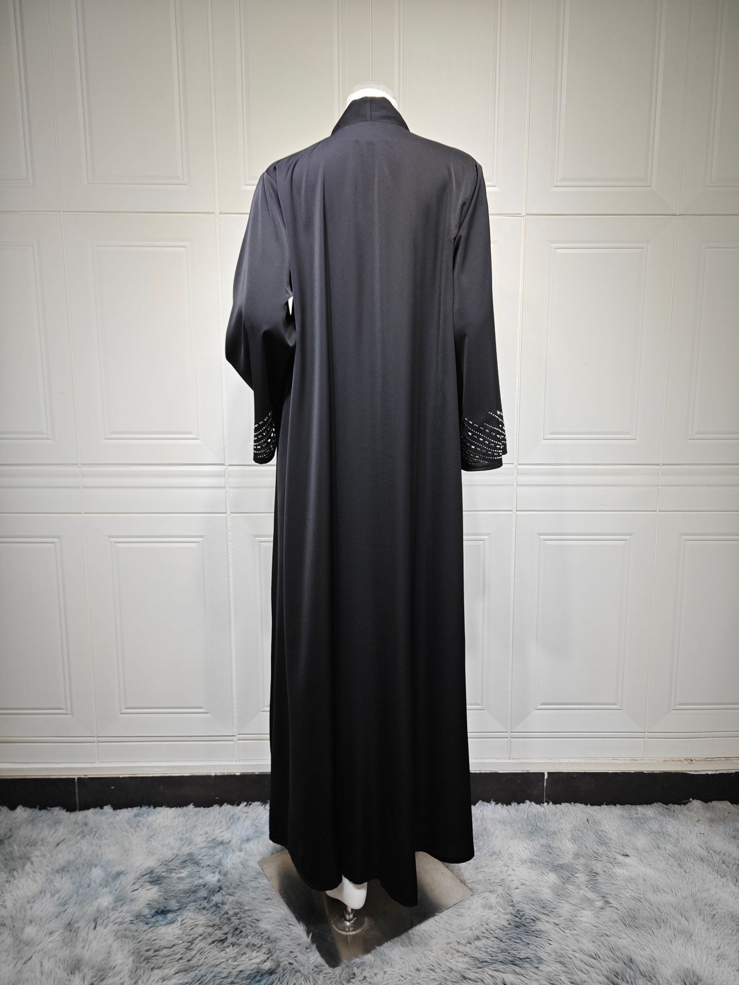 Elegant Flare Sleeve Kimono Abaya Cardigan MQ251 (3)