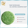 PURC Organic Natural Mint Shampoo Bar 100% PURE and mint handmade cold processed hair shampoo no chemicals or preservative