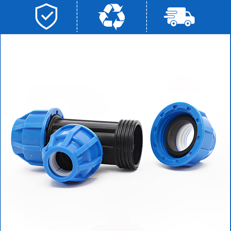 Hdpe Reducing Tee Quick Connect