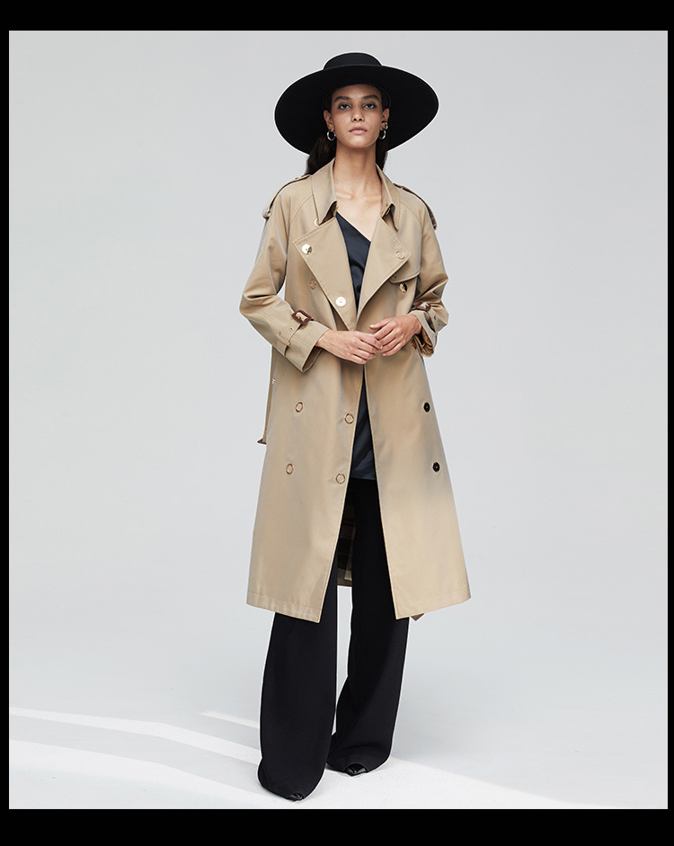 Casual Women Long Trench Coat
