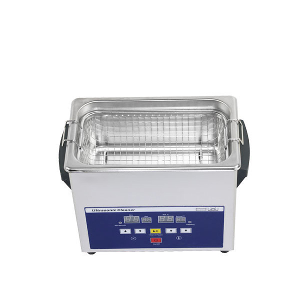Commercial Ultrasonic Cleaner Household 80W Dental Instrument Ultrasonic Cleaner Hardware Cleaning Machine with Mesh Basket
