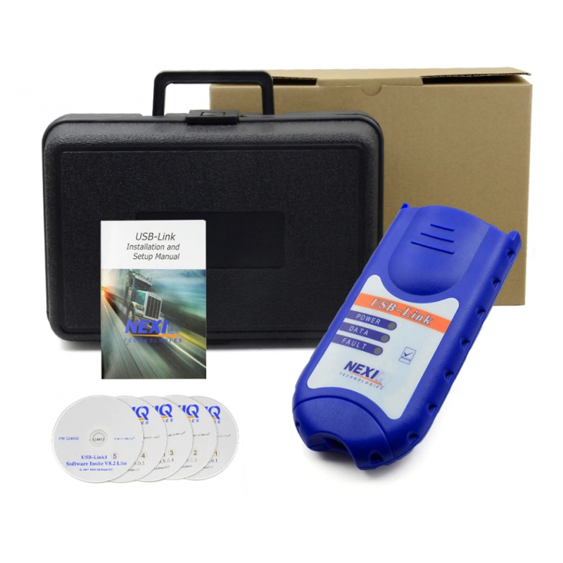 USB Bluetooth Diesel Truck Diagnostic Tool Truck OBD Fault Diagnostics Detector for NEXIQ 2 USB Link Truck Diagnostic Scanner