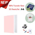 A4 Printable Heat Fabric Transfer Paper Printing For Garment Thermal Transfer Paper For t-shirt DIY Cup And Cloth Easy Transfer