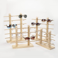 Fashion Multi Layers Wood Sunglass Display Racks Shelf Eyeglasses Show Stand Jewelry Holder for Multi Pairs Glasses Showcase