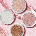 3D Rose Highlighter Palette Bronzer Highlight Shimmer Glitter Face Ultra-concentrated illuminator Body Glitter Brighten Skin