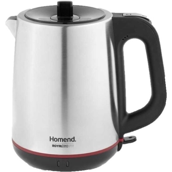 Homend 1711 Royaltea 2000W Steel Electric Teapot | turkish tea | tea machine | water heater | teapot | hot tea