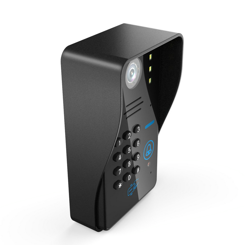 MAOTEWANG Wireless WIFI RFID Password Video Door Phone Intercom System Night Vision Waterproof Access Control System + wireless