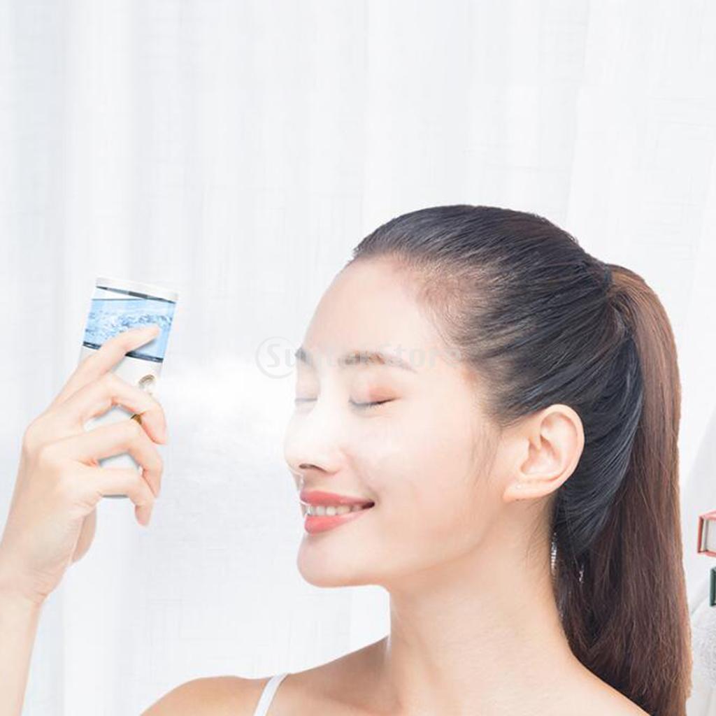 Ultrasonic Nano Face Steamer Mini Portable Facial Mister Face Mist Sprayer Travel Face Moisturizing Skin Care Machine
