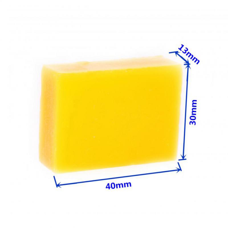 1pcs Natural Yellow Beeswax Furniture Floor Polishing Leather Maintenance Waxing Easy Melt Wax Honey Wooden Furniture Household