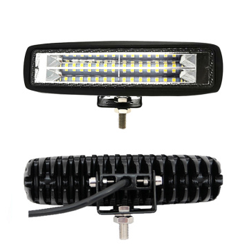 2 Pcs ECAHAYAKU Slim 6inch LED Work Light Bar 24x3W 8400lm for Off road Excavator Forklift Boat Motorcycle Farm cars SUV Driving