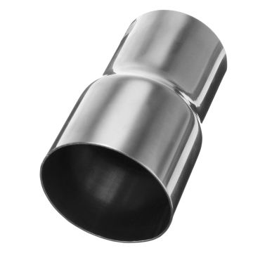 6 size Universal Car Stainless Steel Standard Exhaust Reducer Connector Pipe Tube 76mm 63mm 60mm to 63mm 57mm 52mm 50mm