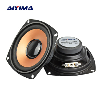 AIYIMA 2Pcs 4Inch 4Ohm 5W Audio Speaker Bass Woofer Loudspeaker DIY For Stereo Bluetooth Speaker Home Theater Sound System