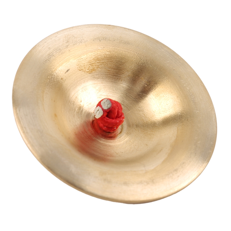 Mini Small Kids Children Copper Hand Cymbals Gong Band Rhythm Percussion Musical Instrument Toy