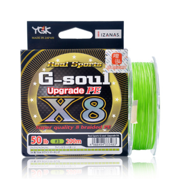 YGK G-SOUL X8 Upgrade Braid Fishing Line 150M 200M Super Strong 8 Strands Multifilament PE line Japan 14LB 16LB 22LB 60LB Pesca