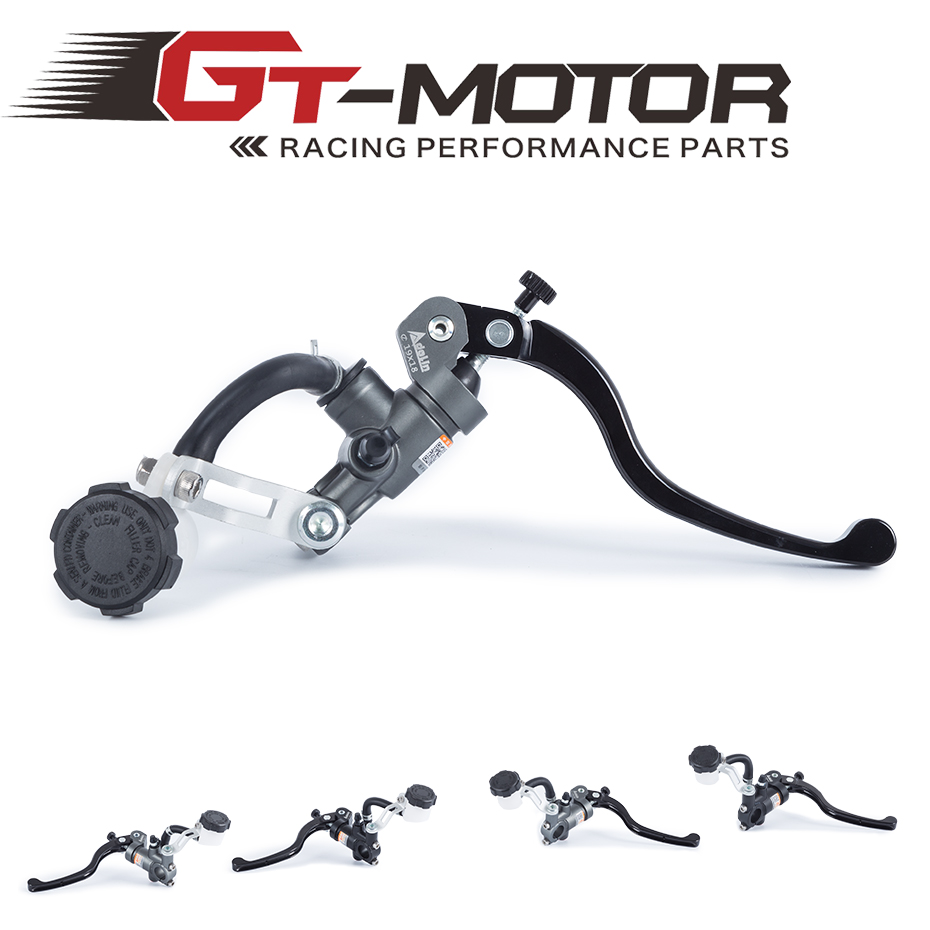 GT Motor - Universal 16mm 17.5mm 19mm Adelin motorcycle brake clutch pump master cylinder lever handle For Kawasaki