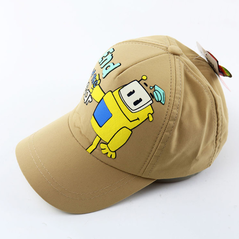 Baby Boys girls Hats Cool Cartoon Anime Robot Car Kids Baseball Caps Children For autumn Spring Hip-hop Sun Hat Travel School