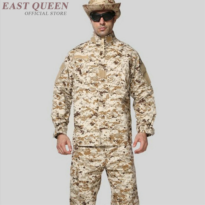 American military uniform desert us army tactical camouflage special forces uniforms clothing combat costume outfit FF987