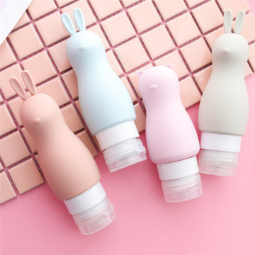 Bathroom Accessories Portable Soap Dispenser Press Silicone Travel Bottle Set Skin Care Lotion Body Wash Portable Small Bottle