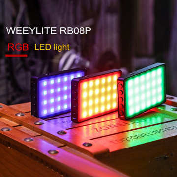 VILTROX Weeylife RB08P RGB LED Camera Light Full Color Output Video Light Kit Dimmable 2500K-8500K Bi-Color Panel Light CRI 95+