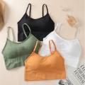 Yoga Bra adjustable strap Breathable Sports push up Bra Shockproof Padded Sports Yoga Top Athletic Gym Running Fitness vest bra