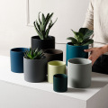 1pc New Style European Pure Color Flower Pot Home Decoration Succulent Ceramic Flower Pot