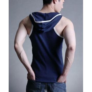Hot Men Tank Tops Men's Cotton Tanks With A Hood Male Sexy tees Mens Casual Tops
