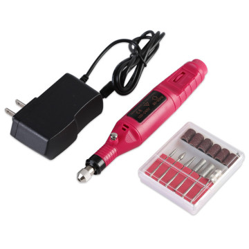 1Set Professional Electric Nail Drill Machine Kit Manicure Machine Nail Art Decorations Pen Pedicure Nails File Art Tools Kit