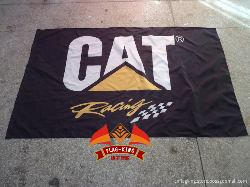 CAT Racing flag CAT Racing banner 90X150CM size 100% polyster