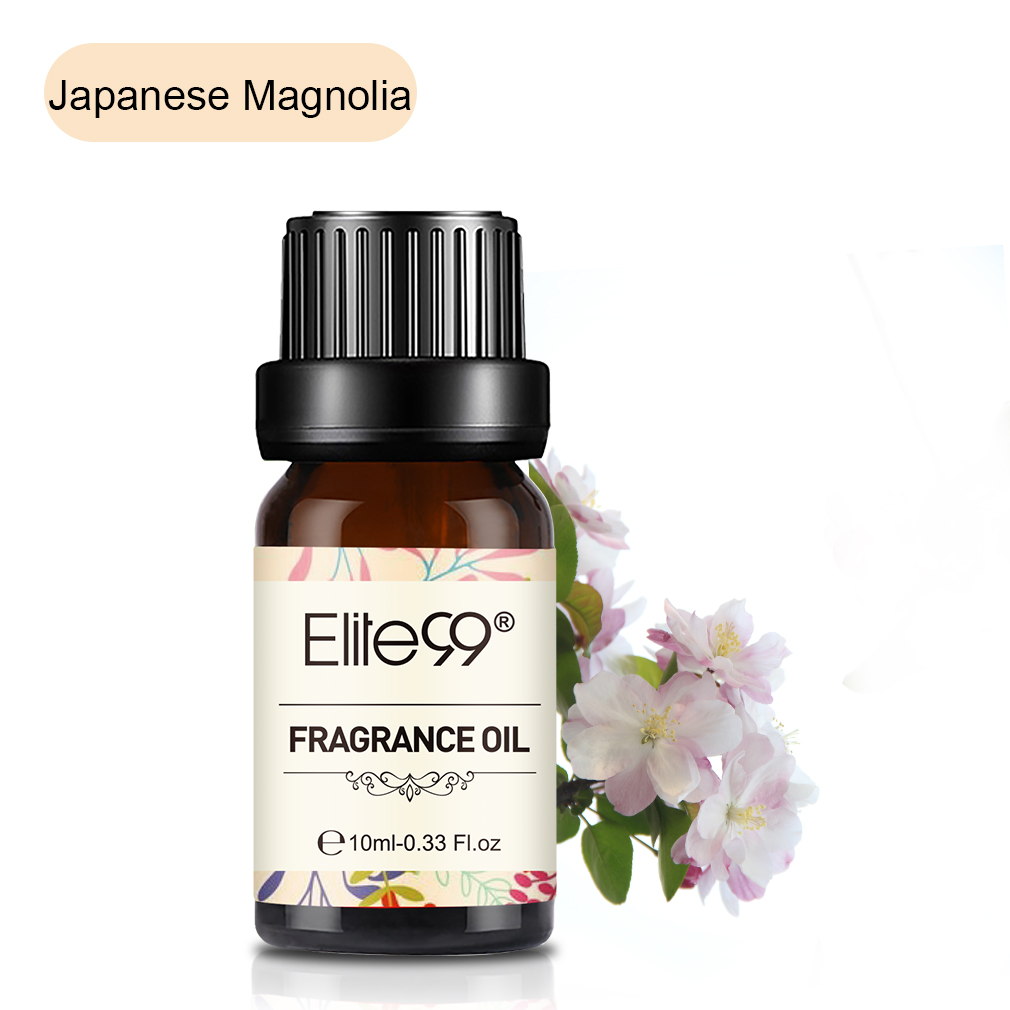 Elite99 10ml Japanese Magnolia Fragrance Oil For Massage Aromatherapy Diffuser Air Freshening Flower Rosemary Pure Essential Oil