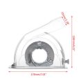 2020 New Clear Cutting Dust Shroud Grinding Cover For Angle Grinder & 3"/4"/5" Saw Blades