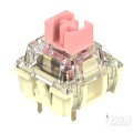 10pcs/pack TTC gold pink keyswitch for customized mechanical keyboard compatible with MX series switch dustproof 3 pins