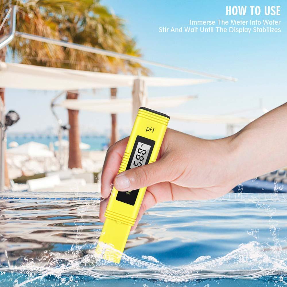 TDS&PH Meter Digital Water Tester Digital 0.0-14.0 PH Meter Tester 0-9990ppm Digital TDS EC LCD Water Purity PPM Aquarium Filter