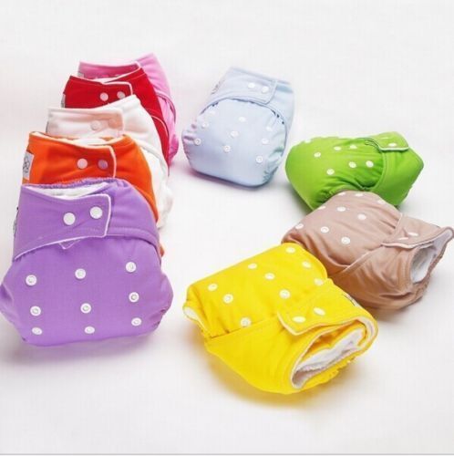 Adjustable Reusable Baby Diapers Infant Boys Girls Cloth Diapers Soft Covers Washable Nappies Dropshipping