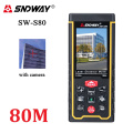 Sndway 80M120M Laser Distance meter Handheld Range Finder tape Measuring Device Rangefinder W-TFT Lcd Camera